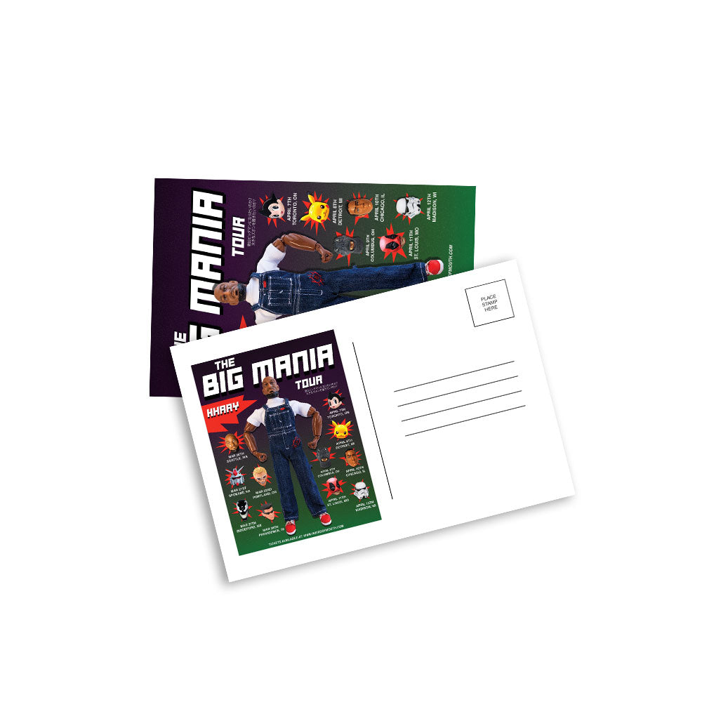 BIG MANIA TOUR Postcard