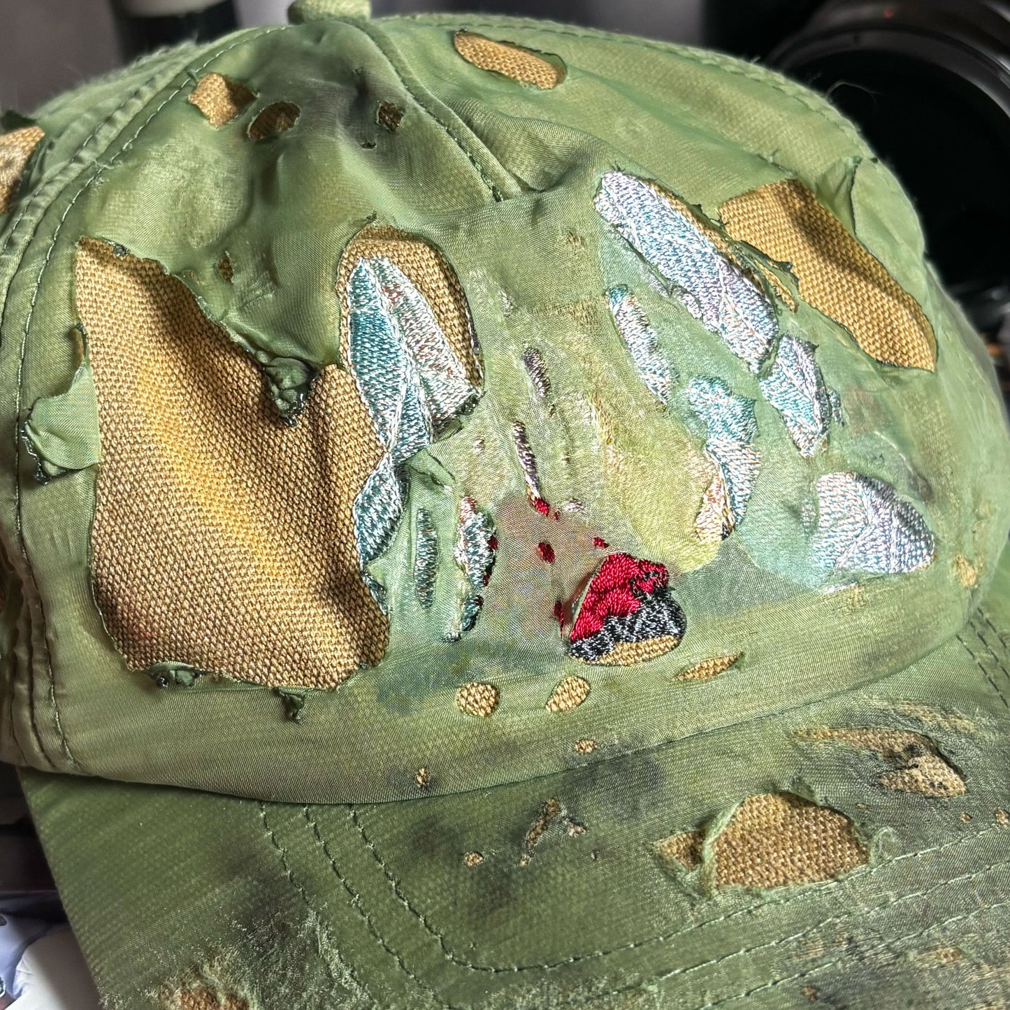 Eye'm A Weirdo Towndust Cap - Moss/Olive