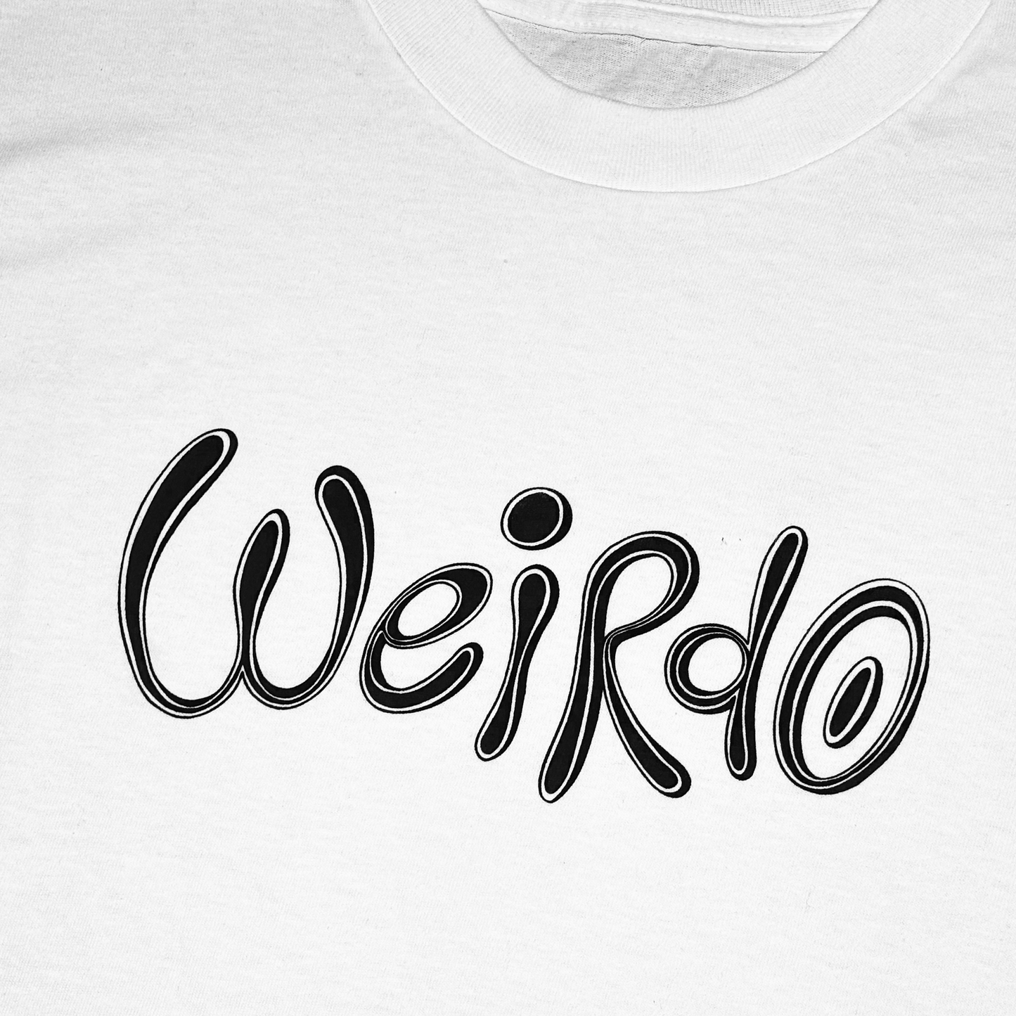 Weirdo Tee - White (1 of 1 Sample)
