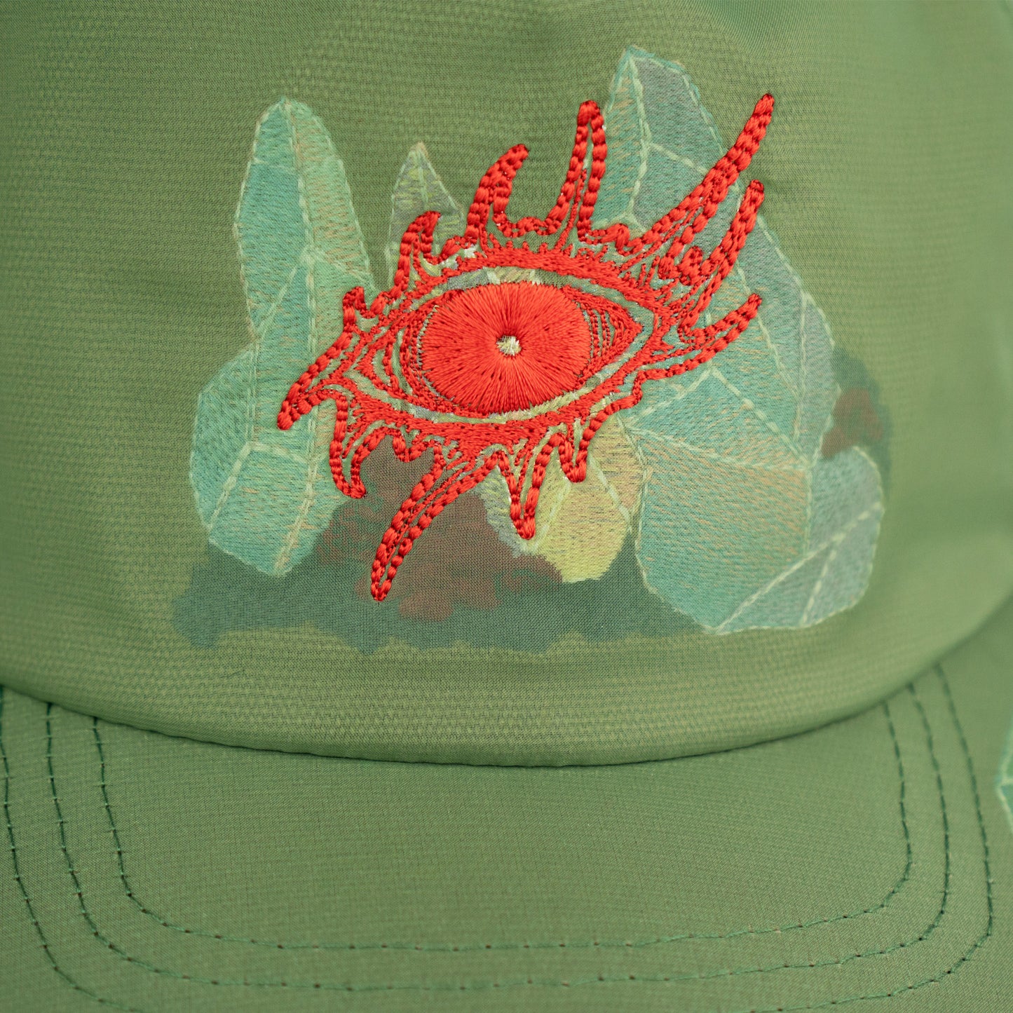 Eye'm A Weirdo Towndust Cap - Moss/Olive