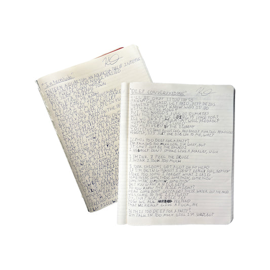 Handwritten Lyrics