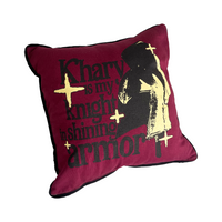 Knight Pillow - Burgundy