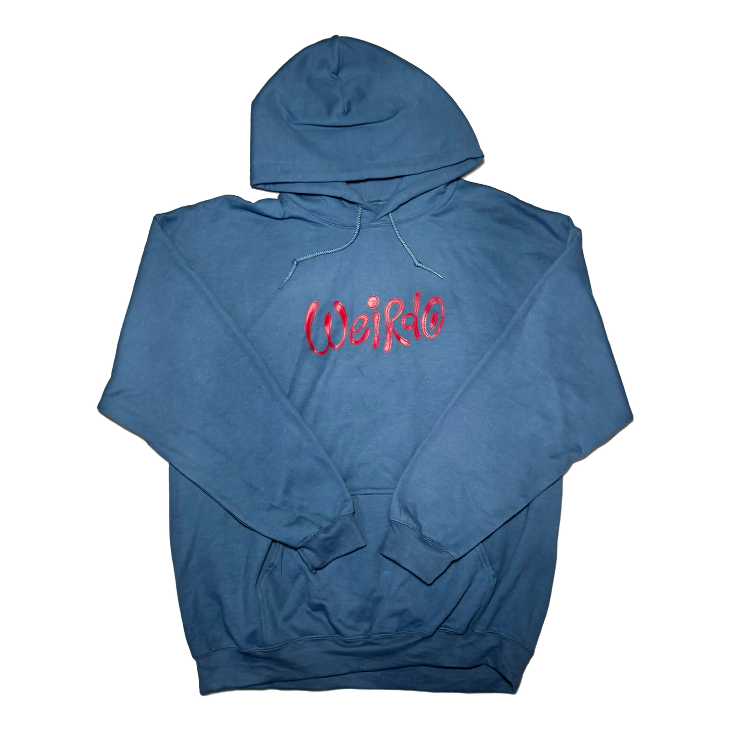 Weirdo Hoodie - Indigo/Red (1 of 1 Sample)