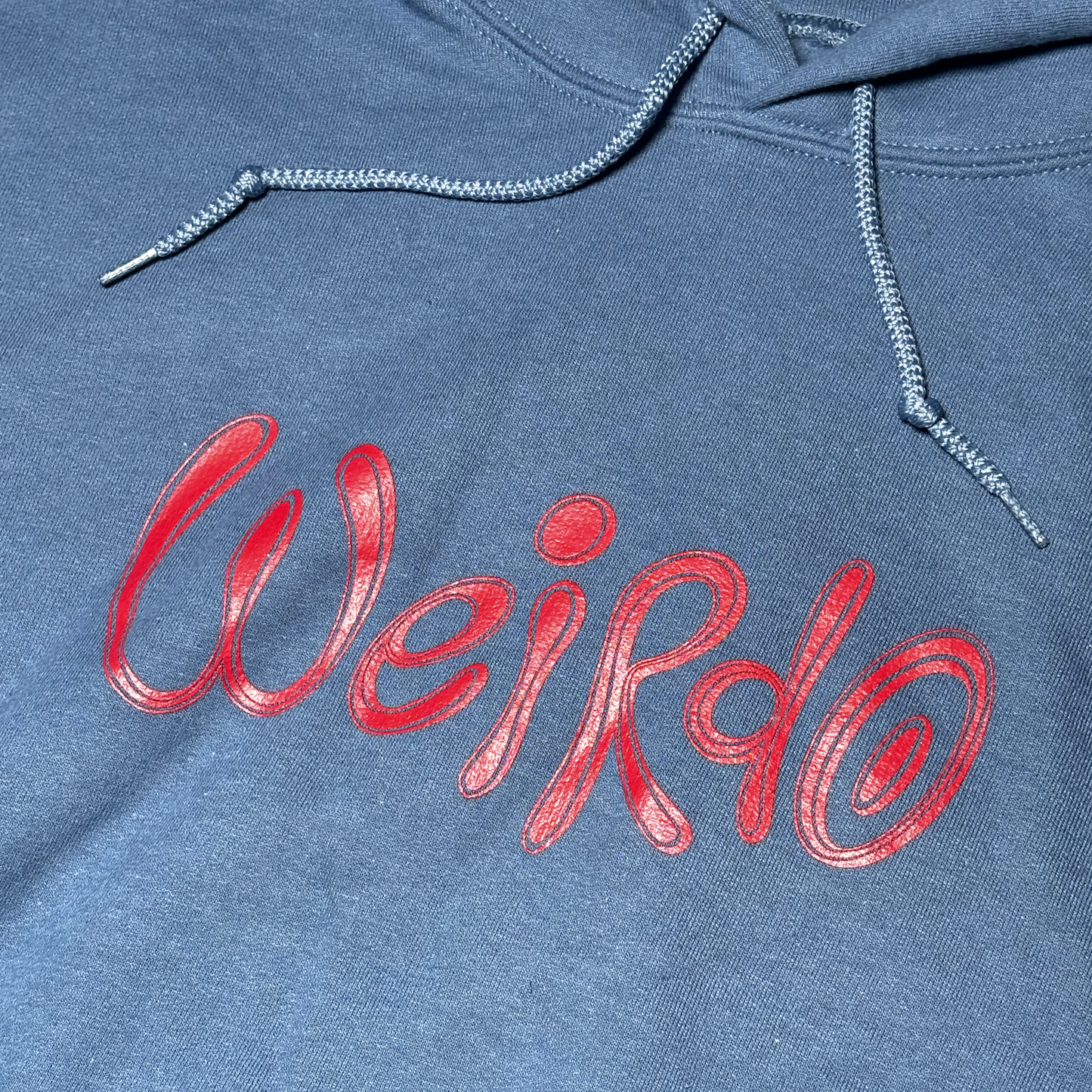Weirdo Hoodie - Indigo/Red (1 of 1 Sample)