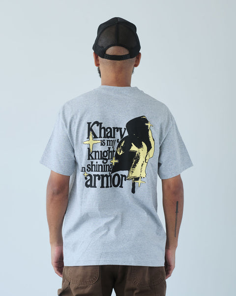 Knight In Shining Armor Tee - Grey